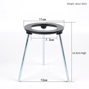 Trípode de instrumento de enseñanza de química para lámpara de alcohol Experimento de calefacción Consumibles de Física - Product Image 4