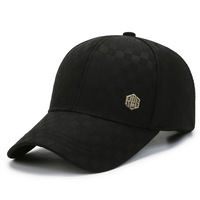 Casquette Trucker Luxe Doublée Polaire Hommes, Chaude d'Hiver, Casquette de Baseball Sport Noire, Casquette Papa Personnalisée Brodée