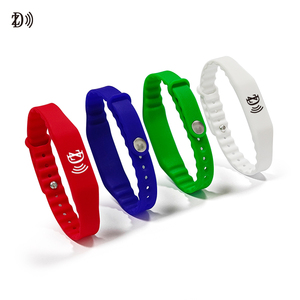 Có thể điều chỉnh Silicone NFC Vòng đeo tay 13.56MHz Vòng đeo tay Mifare desfire EV3 2/4/8K RFID Silicone dây đeo cổ tay - Product Image 2
