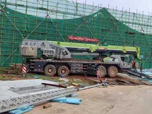 Grue mobile sur camion Zoomlion ZTC800V6 ZTC80H 80T, marque chinoise, unité d'occasion avec moteur et composants de pompe essentiels - Product Image 4