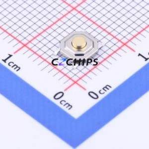 K2-1187SQ-I4SW-06 Tactile Switch SMD-4P,5.2x5.2mm Switch 2.5N Vertical Mount 5.2mm 5.2mm - Product Image 1