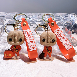 Oferta de Halloween: Llavero de Sam, el personaje de Halloween, con la frase '<span class=keywords><strong>Don</strong></span>'t Hug Me, I'm Scared', colgante de figura - Product Image 3