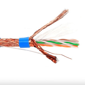 Cat6屋外用イーサネットケーブル、二重シールドSFTP、防水ギガビットインターネットLANケーブル、無酸素銅 - Product Image 4