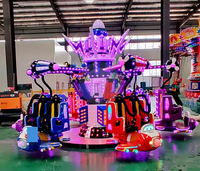 New Design Fun Fair Équipement Enfants Carnaval Jeu Mécanique Parc D'attractions Carrousel Rotatif Self Control Plane Rides à vendre