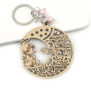 Recuerdos <span class=keywords><strong>de</strong></span> <span class=keywords><strong>Bautizo</strong></span> para Niña y Niño, Recuerdos <span class=keywords><strong>de</strong></span> Primera Comunión, Llavero <span class=keywords><strong>de</strong></span> Madera con Corte Láser, Llavero <span class=keywords><strong>de</strong></span> Madera con Forma <span class=keywords><strong>de</strong></span> Luna y Estrella, Religioso - Product Image 6