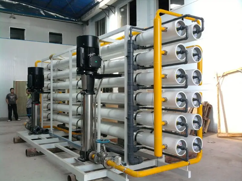 Equipo automático de purificación de agua salobre, 50t, con sistema RO