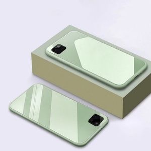 เคสโทรศัพท์กระจกเทมเปอร์ TPU หลากสีฝาหลังสำหรับ Apple iPhone 12/12 pro/ 12 PRO MAX - Product Image 1