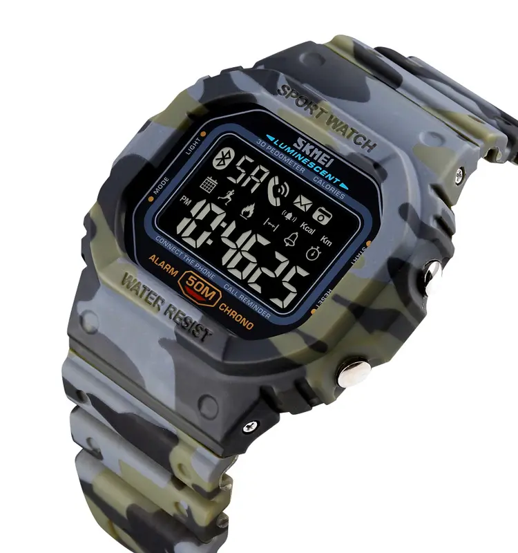 Cool shape skmei 1629 smart digital wrist watch waterproof sport watches for men