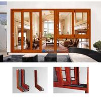Ventanas Modernas de Doble Acristalamiento con Aislamiento Acústico Anti-Tormentas, Abatibles/Correderas, con Marco de Aleación de Aluminio