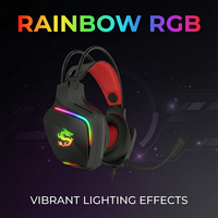 PJT-DEP2473 Prix surprise Casques et écouteurs de jeu Son de jeu Casque de jeu pour PC Jeu Casque filaire LED avec micro