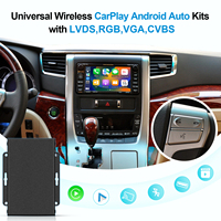 Boîte CarPlay universelle avec chipset 2024, interface vidéo Qdis avec RGB UART en option, décodeur Android Auto