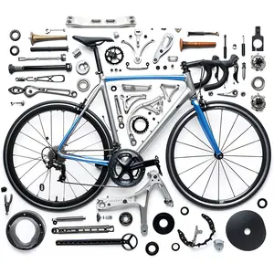 Aangepaste Cnc-Bewerking Van Fietsonderdelen En Accessoires Cnc-Machine Wordt Gefreesd Om Kleine Fietsonderdelen Te Laten Verspanen