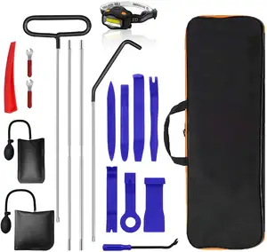 Professionnel D'urgence Voiture Lockout Kit Indispensable Tagout Trousse À Outils pour Camion Automobile avec Longue Portée Grabber Cale D'air Pompe