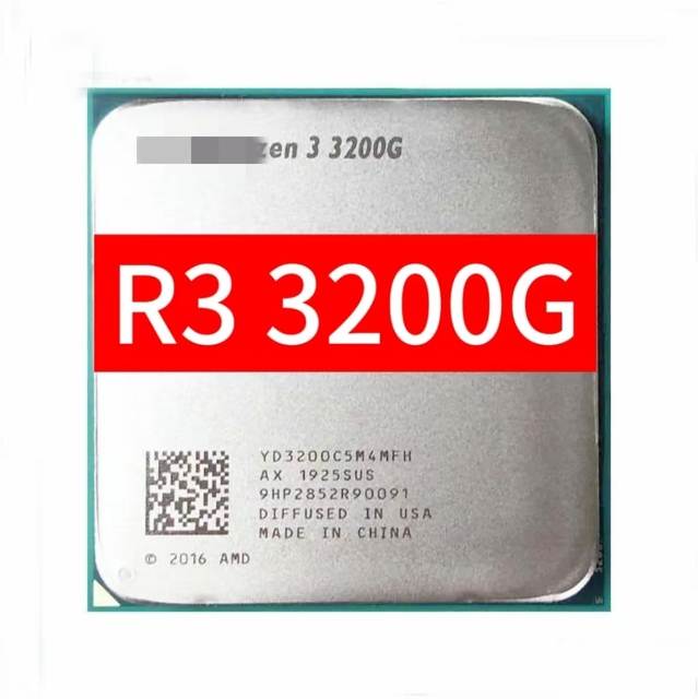 R3 3200G CPU Socket AM4 CPU for Pc 3.6 GHz Quad-Core 65W Processor L3=4M 3200G 3400G 3600 2400G 2200G