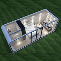 XWER Luxe Moderne Apple Cabane Maison Contemporaine Étanche Mobile Capsule Dortoir Parc Cour Utilisation 2 Ans de Garantie