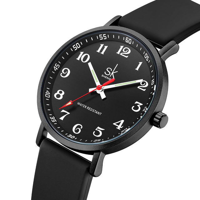 Shengke New Arrivals Children Silicone Strap Colorful Kids Watches Kid Watches Ultra Thin SK Wristwatches