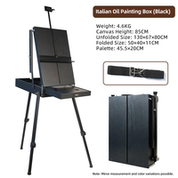Chevalet portable HUEVE HX-1 pour peinture à l'huile en plein air, boîte à croquis d'artiste, trépied, chevalet français, idéal pour la peinture en extérieur