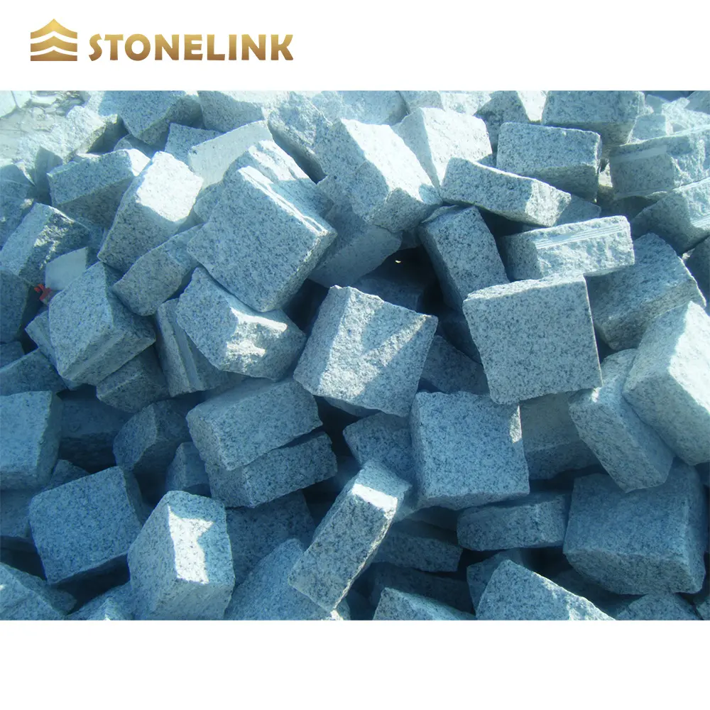 Top Quality Grey White Granite Stones G603 new Granite Paver Cubes Granite Cobblestone
