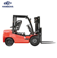 Chariot élévateur diesel compact Hangcha série A2 de 1,5 tonne avec mât à deux/trois étages et poste de conduite assis CPCD15-A2G2