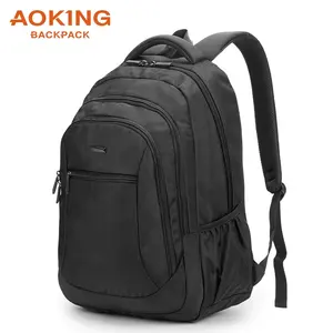 Factory wholesale waterproof function 17.7 inch travel computer backpacks polyester college school bag