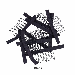 Peignes et pinces à cheveux en acier inoxydable à 7 dents pour bonnets <span class=keywords><strong>de</strong></span> perruque et extensions <span class=keywords><strong>de</strong></span> cheveux - Utilisation professionnelle durable - Product Image 6