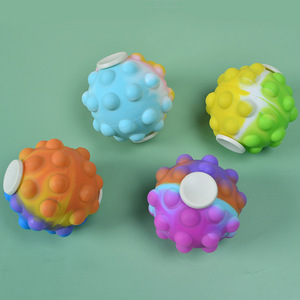 Jouet sensoriel sphérique en silicone à bulles à presser, anti-stress, relaxant, pour l'autisme, jouet de décompression, vente chaude - Product Image 2
