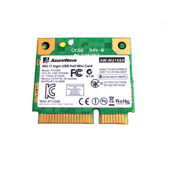 Carte WiFi Half Mini PCI-E RT5390 - Pour Ordinateur Portable - Remplacement Réseau Sans Fil