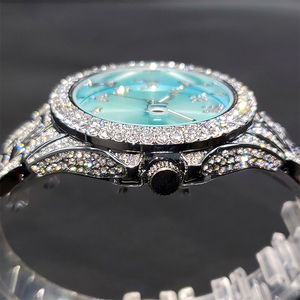 Montres à quartz MISSFOX, marque <span class=keywords><strong>de</strong></span> mode, style streetwear, hip-hop, unisexe, avec diamants brillants, bijoux pour mariage et fête, nouvelle collection, dropshipping - Product Image 2