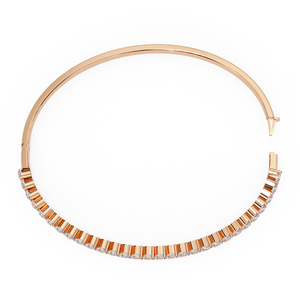 Modern <b>Rose</b> <b>Gold</b> Bracelets for Women Simple Design Bright Shiny Finish Daily Wear Jewelry Gift - Product Image 3