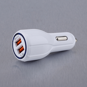 Abilkeen Hot Bán 3.1A Điện Thoại Di Động Sạc Nhanh Phổ 2 Cổng USB Sạc Nhanh 3.0 Xe Sạc Adapter Kép USB - Product Image 4