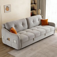 Canapé-lit moderne de luxe en bois, petit, pour salon ou chambre, fauteuil inclinable paresseux pliable en tissu, simple ou 2 places, blanc, design de mobilier