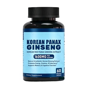 Capsules d'extrait de ginseng rouge de haute qualité Coreal, fournissant de l'énergie, 60 OEM/ODM - Product Image 1