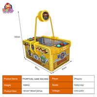 Tir vente chaude et facture écran flipper Table 2 joueurs Machine de jeu vidéo à jetons Machines d'arcade jouets jeux enfants