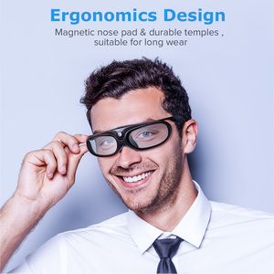 Obdpeak — <span class=keywords><strong>lunettes</strong></span> <span class=keywords><strong>3D</strong></span> volet actif, avec <span class=keywords><strong>clip</strong></span>, DLP, connexion compatible pour expérience du regard <span class=keywords><strong>3D</strong></span> - Product Image 6