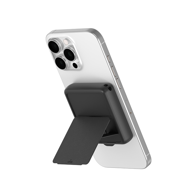 2025 New Slim Small Fireproof Grade ABS Mini Magnetic Wireless Power Banks 5000 MAH with Holder
