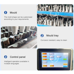 เครื่องทำขนมปังถ้วยชาทรงกรวยน้ำตาลวาฟเฟิลในมหาสมุทรเครื่องทำไอศกรีมทรงกรวยเครื่องทำกาแฟกินได้ - Product Image 4