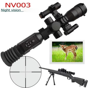 กล้องมองกลางคืน NV003 แบบตาเดียว กล้องบันทึกภาพดิจิตอลอินฟราเรด 850 นาโนเมตร พร้อมเส้นเล็ง กล้องติดตามตัวสัตว์สำหรับการล่าสัตว์ - Product Image 2