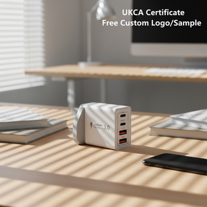 <span class=keywords><strong>Chargeur</strong></span> USB 40W QC 3.0 Type C PD 20W Charge <span class=keywords><strong>rapide</strong></span> pour iPhone pour <span class=keywords><strong>Samsung</strong></span> pour Xiaomi Prise murale EU US UK AU - Product Image 1