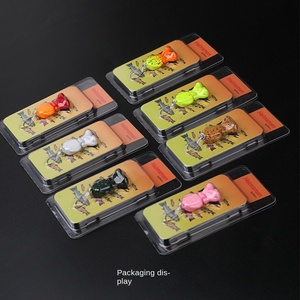 Luya Bait Micro-objeto cebo de natación de doble sección 2G 2,9 cm cóncavo convexo trucha bajo pico gancho único Acero de tungsteno <span class=keywords><strong>para</strong></span> lago - Product Image 1