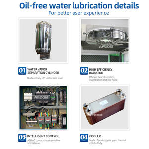 <span class=keywords><strong>Compresor</strong></span> <span class=keywords><strong>de</strong></span> <span class=keywords><strong>Aire</strong></span> Sin Aceite APCOM <span class=keywords><strong>de</strong></span> 37 kW y 50 HP, 10 Bares, <span class=keywords><strong>Compresor</strong></span> <span class=keywords><strong>de</strong></span> <span class=keywords><strong>Aire</strong></span> <span class=keywords><strong>de</strong></span> Tornillo Sin Aceite - Product Image 3