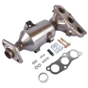 <span class=keywords><strong>Catalyseur</strong></span> avec Kit de Montage 0342L5 BM91263H pour Citroën <span class=keywords><strong>C1</strong></span> Peugeot 107 Collecteur de Moteur pour Toyota Aygo 1.0 <span class=keywords><strong>Catalyseur</strong></span> 12V - Product Image 1