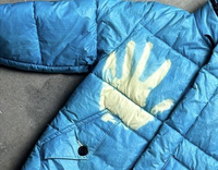 Doudoune Homme Designer Haut de Gamme en Duvet d'Oie 90% Imperméable avec Technologie de Cartographie Thermique Infrarouge