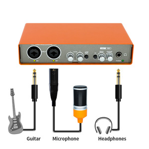 Interface Audio professionnelle, mélangeur de Podcast, changeur de voix, <span class=keywords><strong>carte</strong></span> <span class=keywords><strong>son</strong></span> de Studio XLR, Microphones de jeu <span class=keywords><strong>DJ</strong></span>, cartes <span class=keywords><strong>son</strong></span> externes - Product Image 2