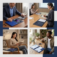 Bloc-notes multifonctionnel en cuir imprimé A4, agenda relié, chargeur sans fil intégré, batterie externe, couleur personnalisée, dossier
