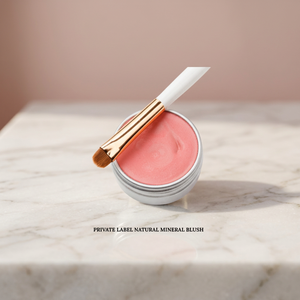 Crème Minérale à Marque Privée, Blush Naturel, Fabricant Italien, Écologique, Biologique, Résistant à l'Eau, Fini Lisse pour le Visage - Product Image 3