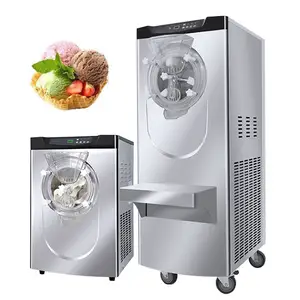 Commercial Tabletop Fruit Ice Cream Maker Hard Ice Cream Making Machine