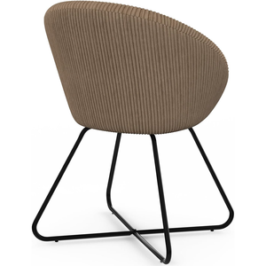 Sillón Individual Económico y Elegante, Amplio y Cómodo, Sillón Decorativo para el Hogar, Sillón con Forma de Huevo en Pana - Product Image 3