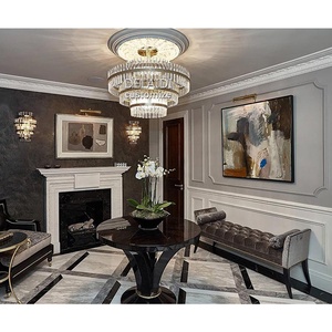 Đèn chùm pha lê hiện đại trang trí sang trọng ánh sáng phòng khách Cristal đèn phòng ăn ánh sáng mặt dây chuyền lịch thi đấu - Product Image 4