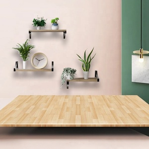 Đa Năng Bộ 3 Có Thể Điều Chỉnh Công Nghiệp Rắn Hiển Thị Nổi Kệ Paulownia Tường Kệ Trang Trí Nội Thất - Product Image 2