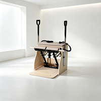 Silla de Pilates de Madera de Arce con Logotipo Personalizado OEM para Estudio de Yoga y Pilates y Suministro de Accesorios de Fitness